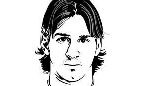 Lionel Messi Vector Portrait